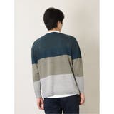 カシミアタッチ 切替クルーニット&長袖Tシャツ アンサンブル | TAKA-Q MEN | 詳細画像17 