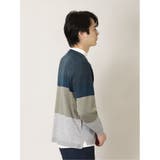 カシミアタッチ 切替クルーニット&長袖Tシャツ アンサンブル | TAKA-Q MEN | 詳細画像18 