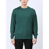 ウォッシャブル グラデーションケーブル クルーネックニット | TAKA-Q MEN | 詳細画像25 