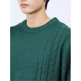 ウォッシャブル グラデーションケーブル クルーネックニット | TAKA-Q MEN | 詳細画像28 