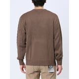 ウォッシャブル グラデーションケーブル クルーネックニット | TAKA-Q MEN | 詳細画像7 