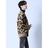 モヘアタッチ レオパード Vネック ニットカーディガン | TAKA-Q MEN | 詳細画像10 