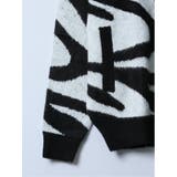 モヘアタッチ ゼブラ Vネック ニットカーディガン | TAKA-Q MEN | 詳細画像10