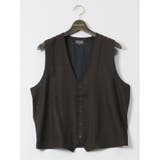 35こげ茶 | 【大きいサイズ】VARIZIONI by gim ツイル×ニット コンビジレ | TAKA-Q MEN