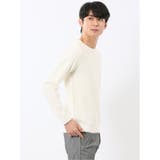 ウォッシャブル ウール混 クルーネックニット | TAKA-Q MEN | 詳細画像14 