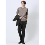 ウォッシャブル 綿混ニット ポロシャツ | TAKA-Q MEN | 詳細画像35 