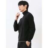 ウォッシャブル ウール混 タートルネックニット | TAKA-Q MEN | 詳細画像20 