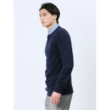 ふわもちタックボーダー クルーニット | TAKA-Q MEN | 詳細画像23 
