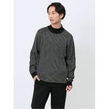 ふわもち ワッフルジャガード モックネックニット | TAKA-Q MEN | 詳細画像1 