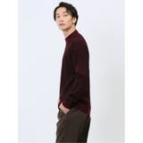 ふわもち ワッフルジャガード モックネックニット | TAKA-Q MEN | 詳細画像12 