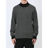 ふわもち ワッフルジャガード モックネックニット | TAKA-Q MEN | 詳細画像6 