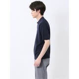 ウォッシャブル 綿混ニット ポロシャツ | TAKA-Q MEN | 詳細画像12