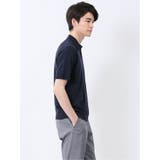 ウォッシャブル 綿混ニット ポロシャツ | TAKA-Q MEN | 詳細画像14