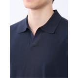 ウォッシャブル 綿混ニット ポロシャツ | TAKA-Q MEN | 詳細画像19