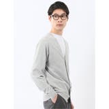 ウォッシャブル バンブーニット Vネックカーディガン | TAKA-Q MEN | 詳細画像4 