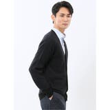 ウォッシャブル ウール混カルゼ柄 ニットカーディガン | TAKA-Q MEN | 詳細画像4