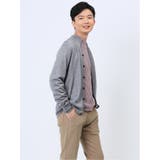 ウォッシャブル ウール混 スタンド ニットカーディガン | TAKA-Q MEN | 詳細画像16 