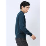 ウォッシャブル ウール混リンクスダイヤ モックネックニット | TAKA-Q MEN | 詳細画像35 