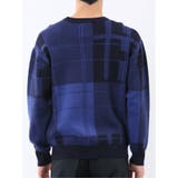 ウォッシャブル ストレッチ チェック柄 クルーニット | TAKA-Q MEN | 詳細画像30 