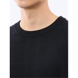 ウォッシャブル ストレッチ チェック柄 クルーニット | TAKA-Q MEN | 詳細画像9 