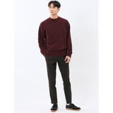 ウォッシャブル ストレッチ 鹿の子 モックネックニット | TAKA-Q MEN | 詳細画像24