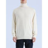 ミドルゲージ タートルネック ニット | TAKA-Q MEN | 詳細画像14