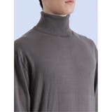 ミドルゲージ タートルネック ニット | TAKA-Q MEN | 詳細画像25