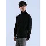 ミドルゲージ タートルネック ニット | TAKA-Q MEN | 詳細画像27