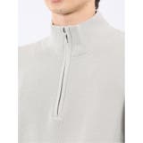 ウォッシャブル ハーフジップ スタンドニット | TAKA-Q MEN | 詳細画像9 