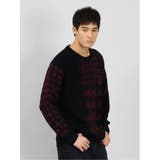 ウォッシャブル 柄切替 クルーニット | TAKA-Q MEN | 詳細画像14 