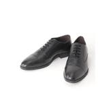 05黒 | ラウンド内羽根 ストレートチップ ドレスシューズ | TAKA-Q MEN