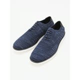 70青 | ウィングチップ ニットスニーカー | TAKA-Q MEN