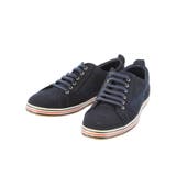 75紺 | ヌバックパンチングスニーカー | TAKA-Q MEN
