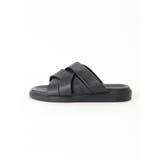 レザーダブルクロスサンダル | TAKA-Q MEN | 詳細画像3