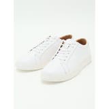 01白 | ローカット レザースニーカー | TAKA-Q MEN