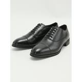 05黒 | AEROACTIVE 内羽根ストレートチップ ドレスシューズ | TAKA-Q MEN