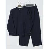 【大きいサイズ】ホテル仕立ての5つ星 ワッフルパジャマ | TAKA-Q MEN | 詳細画像1