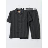 05黒 | 【大きいサイズ】彩匠庵 しじら織り リラクシング上下セット | TAKA-Q MEN