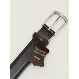 35こげ茶 | 姫路レザー 艶スムース ベルト | TAKA-Q MEN