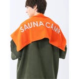 20オレンジ | Sauna Camp×T/Q ジャガード フェイスタオル | TAKA-Q MEN