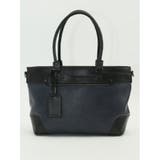 75紺 | ムラ型押し トートバッグ A4対応 | TAKA-Q MEN