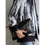 05黒 | バンダナプリント 2WAYクラッチバッグ | TAKA-Q MEN