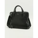 05黒 | サフィアーノ型押し 2WAYブリーフバッグ A4対応 | TAKA-Q MEN