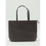35こげ茶 | シュリンク型押し トートバッグ A4対応 | TAKA-Q MEN