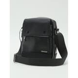 05黒 | フラップ付き 縦型 ボディバッグ | TAKA-Q MEN