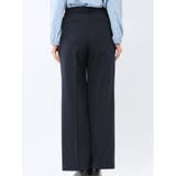 ウーリッシュ リラクシング 1ボタンジャケット＋セミワイドパンツ 紺 | TAKA-Q WOMEN | 詳細画像13 