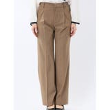 ウーリッシュ リラクシング 1ボタンジャケット＋セミワイドパンツ キャメル | TAKA-Q WOMEN | 詳細画像11 