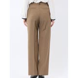 ウーリッシュ リラクシング 1ボタンジャケット＋セミワイドパンツ キャメル | TAKA-Q WOMEN | 詳細画像13 