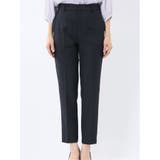 ストレッチウォッシャブル 1ボタンジャケット＋テーパードパンツ 紺 | TAKA-Q WOMEN | 詳細画像9 