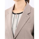 ストレッチウォッシャブル リラクシング 1ボタンジャケット+テーパードパンツ | TAKA-Q WOMEN | 詳細画像7